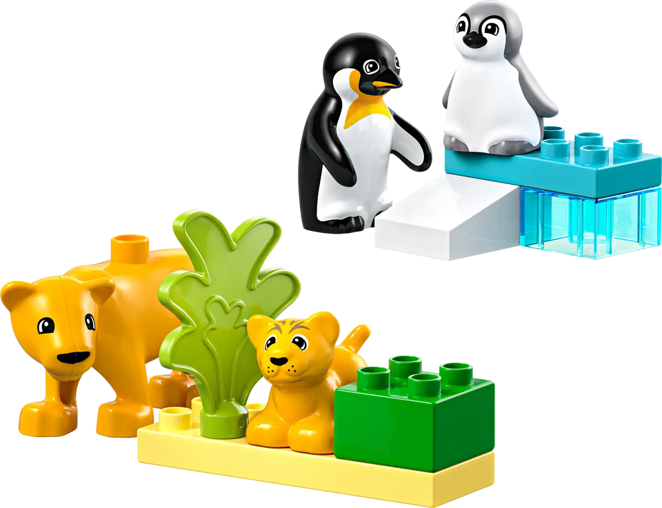 LEGO® DUPLO® Wild Animal Families: Penguins & Lions 10442