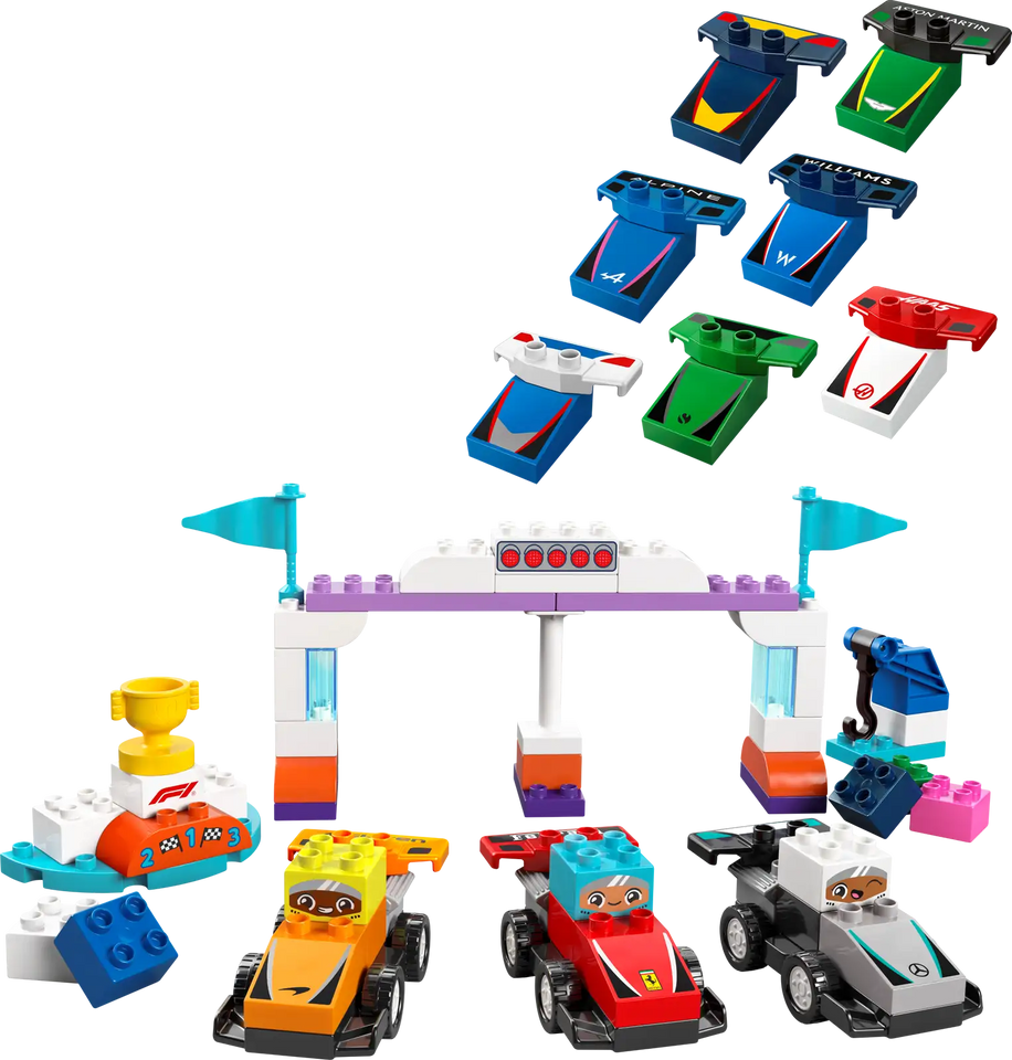 LEGO® DUPLO® F1® Team Race Cars & Drivers 10445