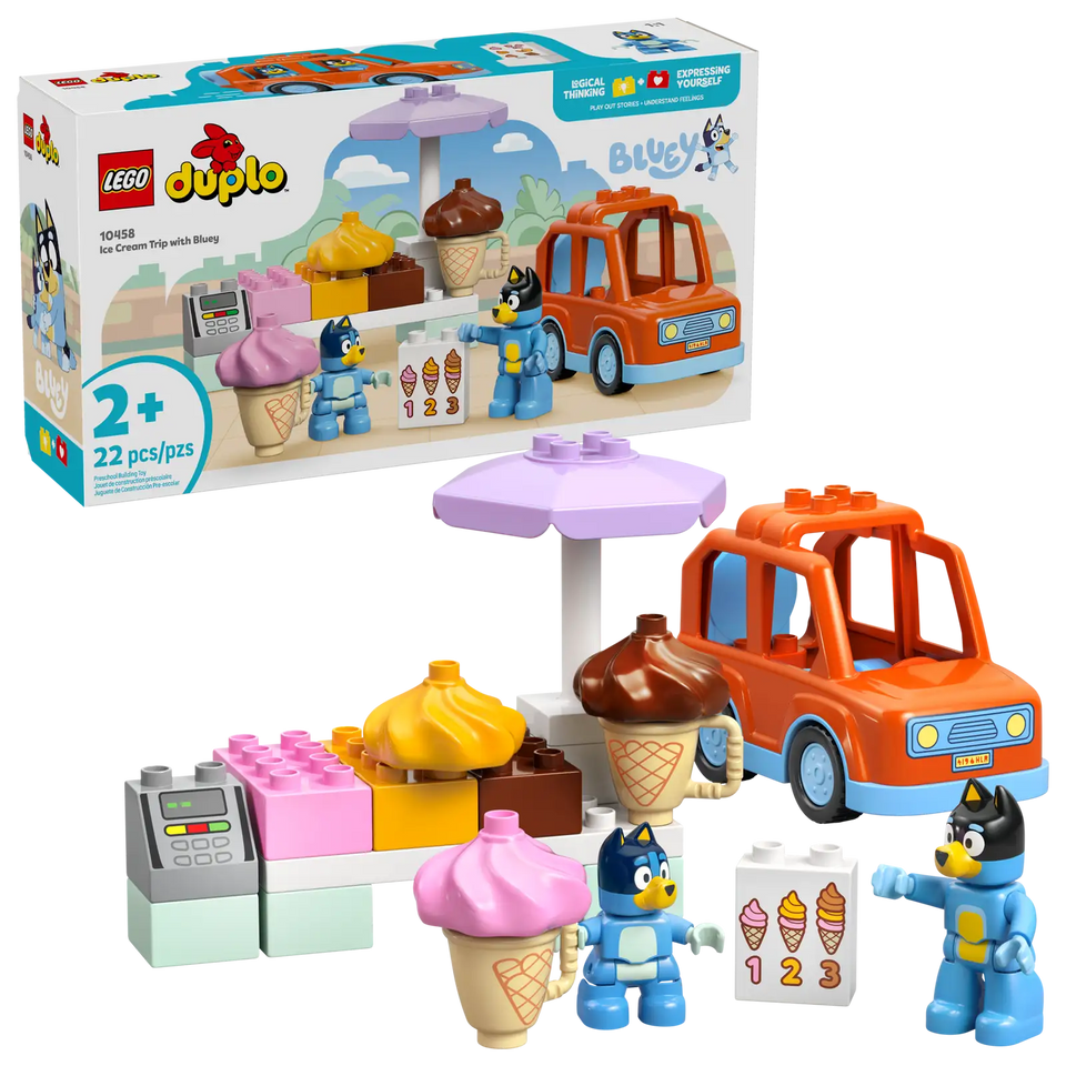 LEGO® DUPLO® Ice Cream Trip with Bluey 10458