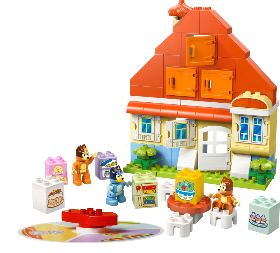 LEGO® DUPLO® Bluey's Family House with Memory Game 10459