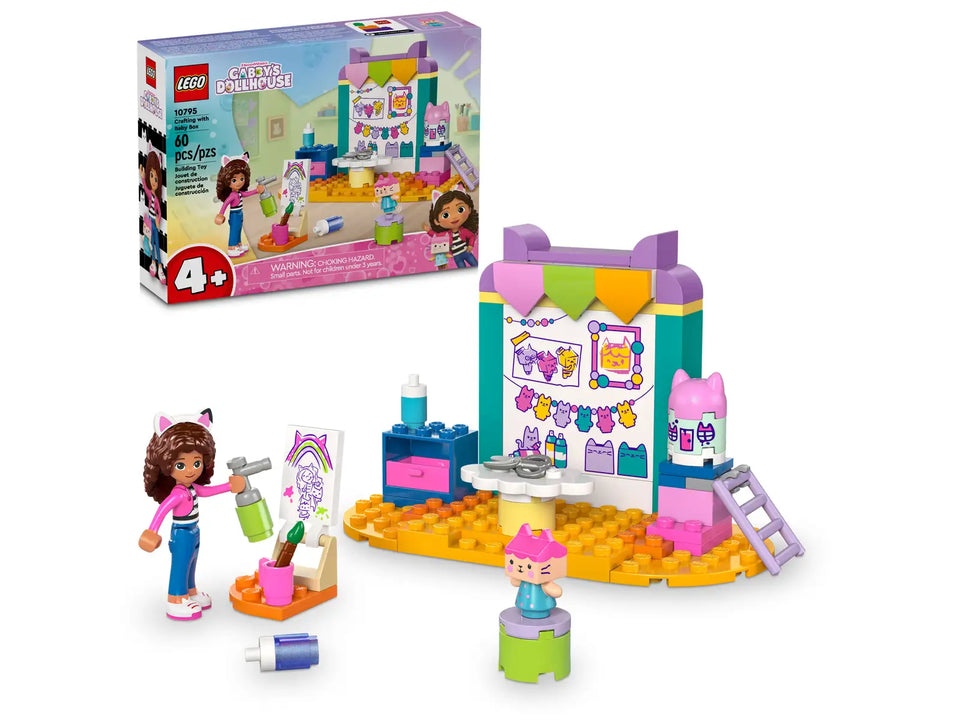 LEGO® Gabby's Dollhouse Crafting with Baby Box 10795