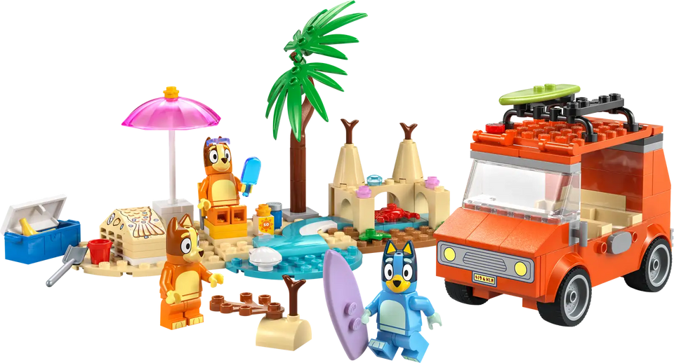 LEGO® DUPLO® Bluey's Beach & Family Car Trip 11202