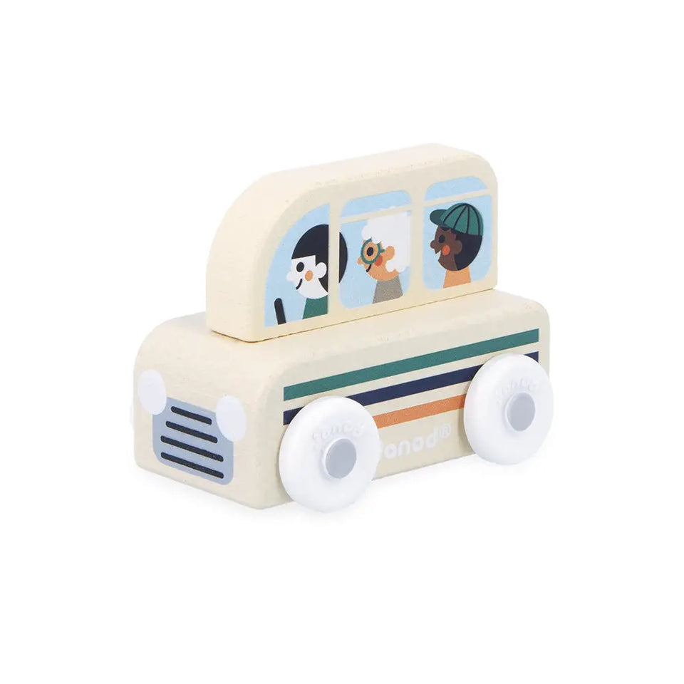 Janod Crossroads White Valley Bus