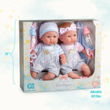 Berenguer Boutique Baby Doll Twins Gift Set 15