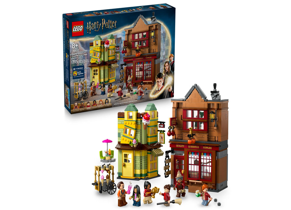 LEGO Harry Potter Diagon Alley Quidditch & Ice Cream Set 76452. 795 Pieces