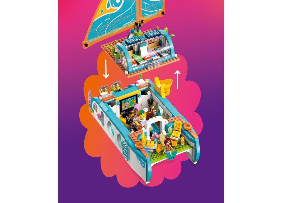 LEGO Friends Travel Boat Adventure 42664 Creative Building Set. 685 Pieces