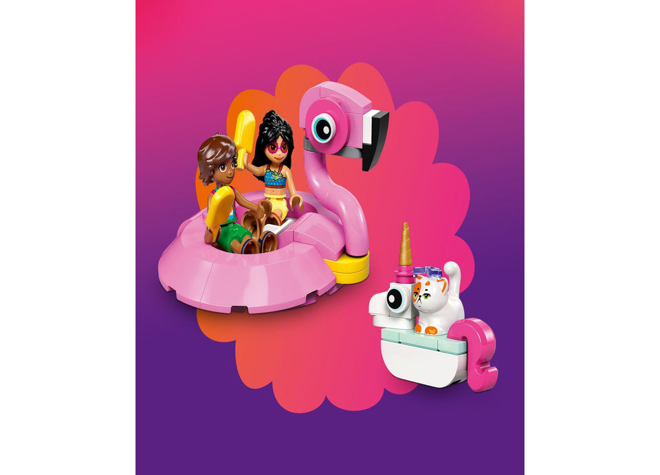 LEGO Friends Unicorn Flamingo Pool Party 42658 Building Set. 99 Pieces