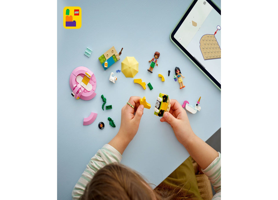 LEGO Friends Unicorn Flamingo Pool Party 42658 Building Set. 99 Pieces