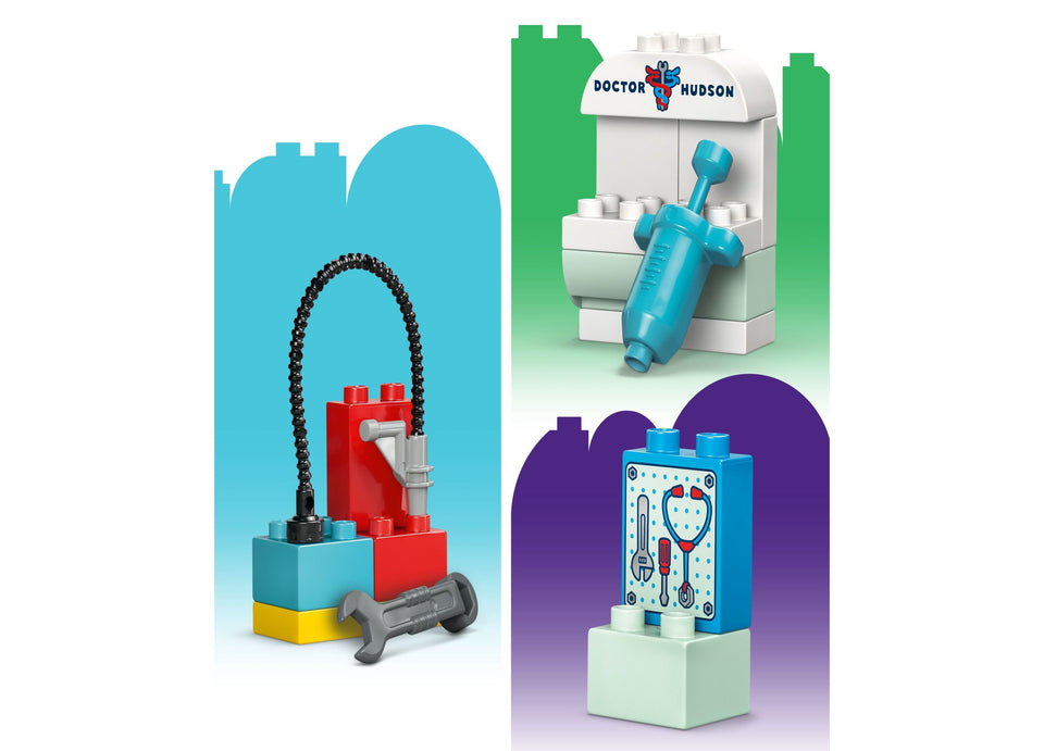 LEGO DUPLO Disney McQueen's Garage Adventure 10456 Building Set. 35 Pieces