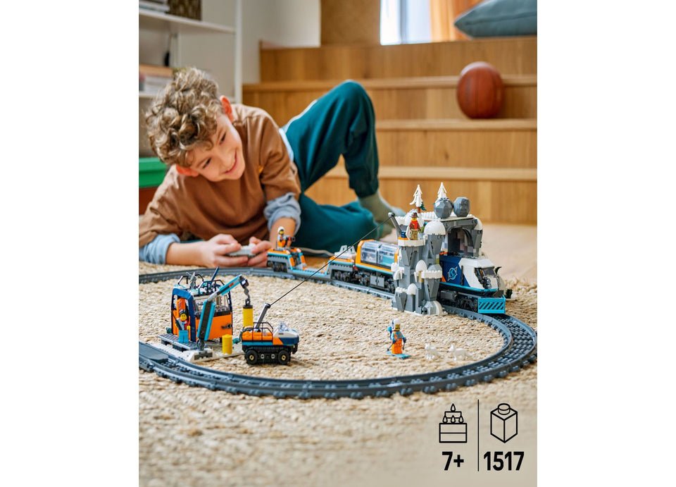 LEGO City Arctic Polar Express 1517-Piece Train Set - Motorized Adventure