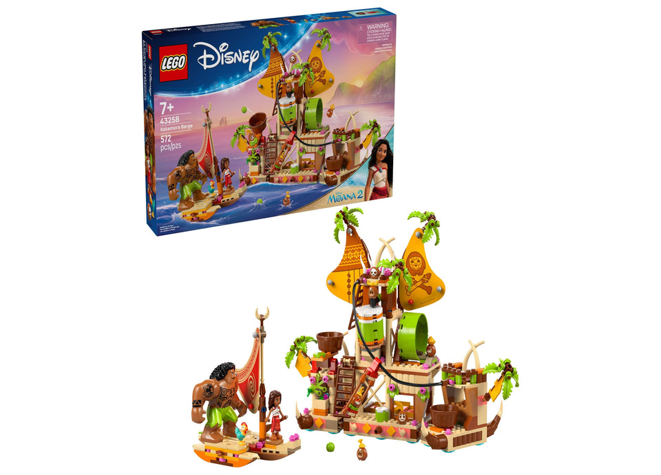 LEGO Disney Princess Moana's Kaka mora Barge Adventure Playset - 572 Pieces
