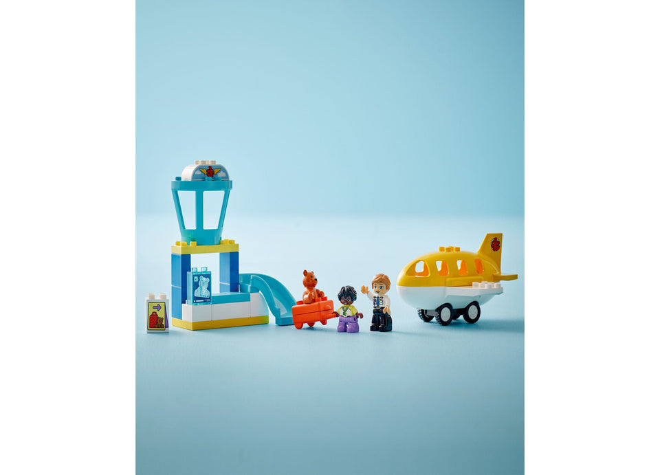 LEGO DUPLO Town First Time at the Airport 10443 Building Set - 23 Pieces