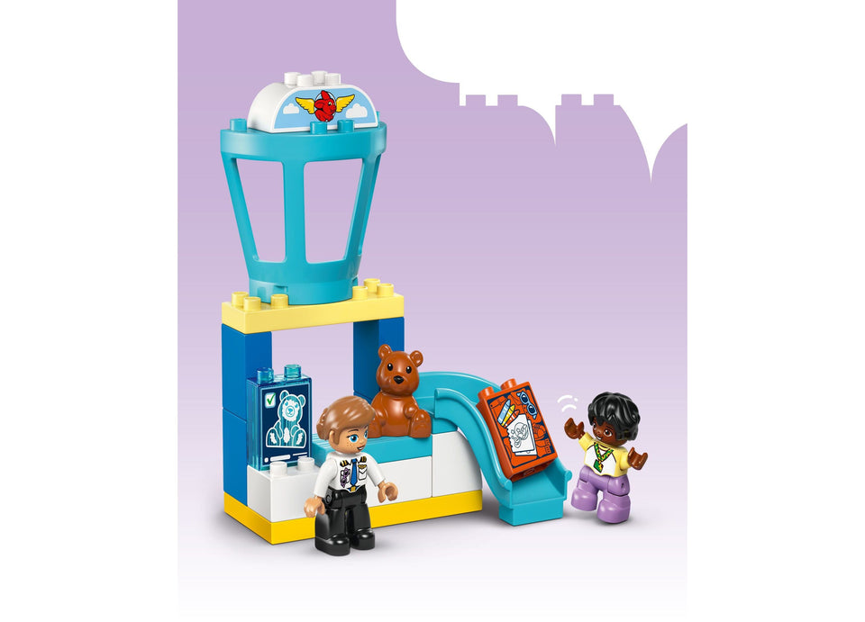 LEGO DUPLO Town First Time at the Airport 10443 Building Set - 23 Pieces