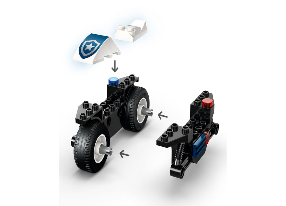 LEGO City Police Motorcycle Chase 60455 Building Kit. 65 Pieces