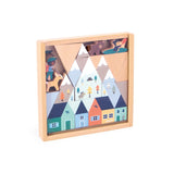 Janod Crossroads White Valley Building Blocks