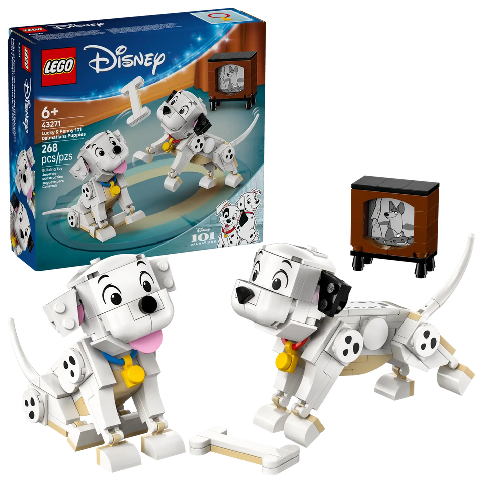 LEGO® Disney Lucky & Penny 101 Dalmatians Puppies 43271