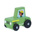 Janod Crossroads Countryside Green Tractor