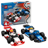 LEGO® F1® Williams Racing & Haas F1® Race Cars 60464
