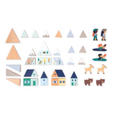 Janod Crossroads White Valley Building Blocks