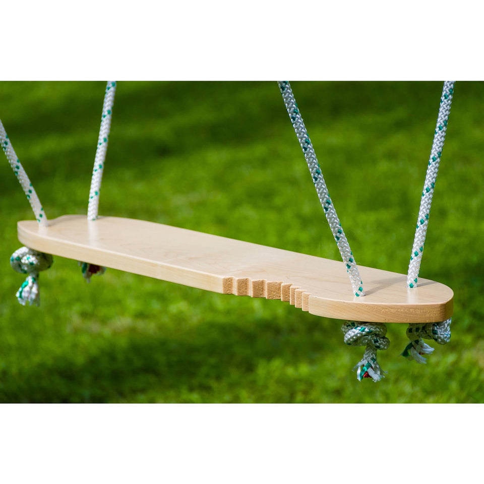 Adventure Parks Air Surfer Shark Bite Wooden Swing with Adjustable Handles