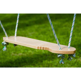 Adventure Parks Air Surfer Shark Bite Wooden Swing with Adjustable Handles