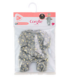 Corolle Dolls Clothes 12 Pajamas and Headband (Glow in the Dark)
