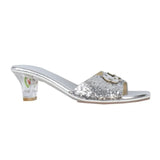 Speedy Monkey: Dress Up - High Heel Slipper Metallic Silver