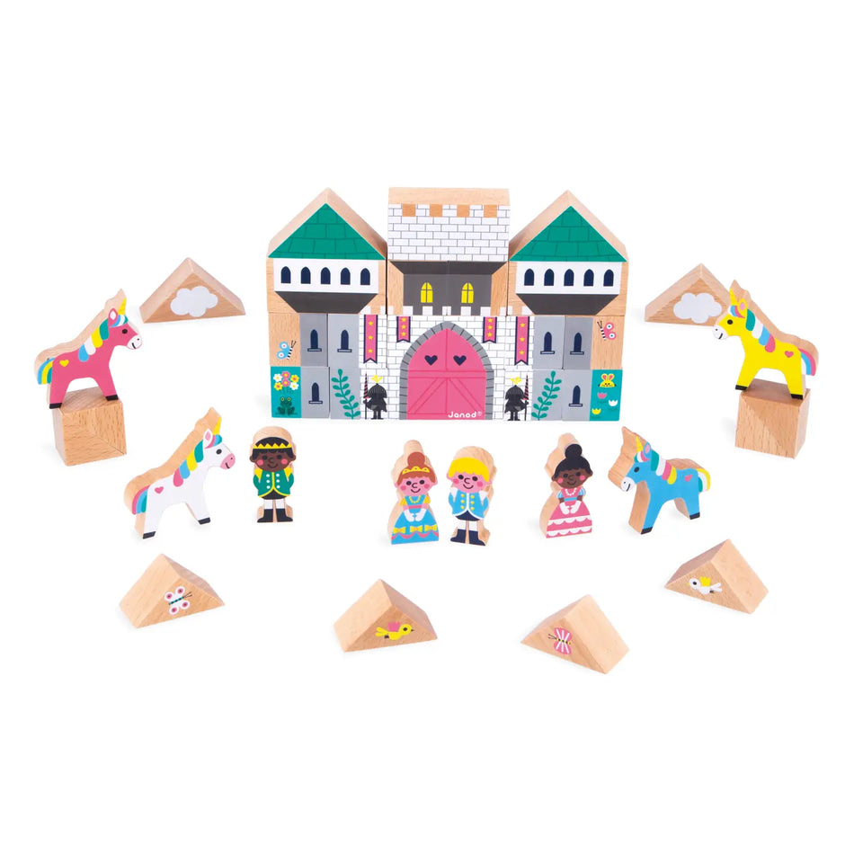 Janod Crossroads Enchanted Kingdom Building Blocks