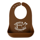 Bella Tunno Wonder Bib: Turkey and Touchdowns