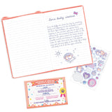 3C4G Happy Tails Plush Cat Adoption Journal - Pink Diary for Girls 6+